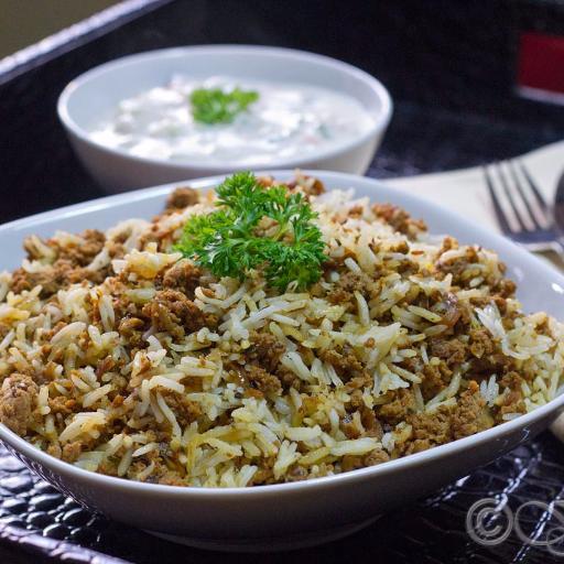 Mutton Keema Biryani